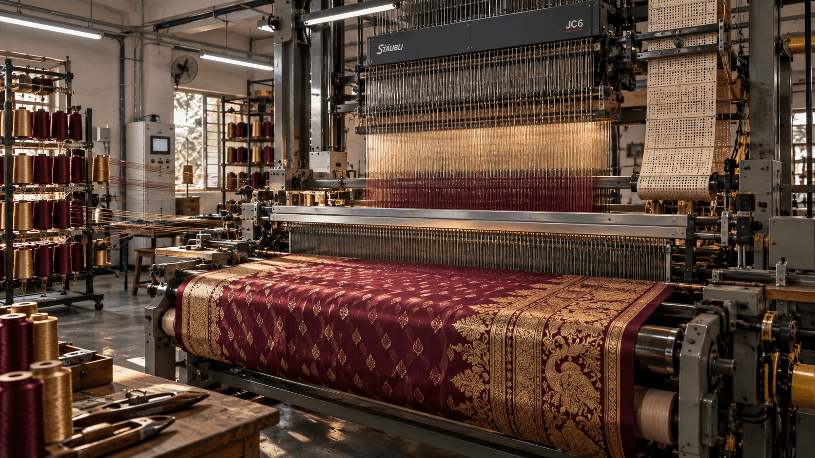 Silk loom